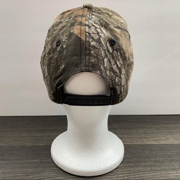 Vintage Interstate Batteries RealTree Hardwood Camouflage Camo Snapback Hat Cap - Picture 4 of 9